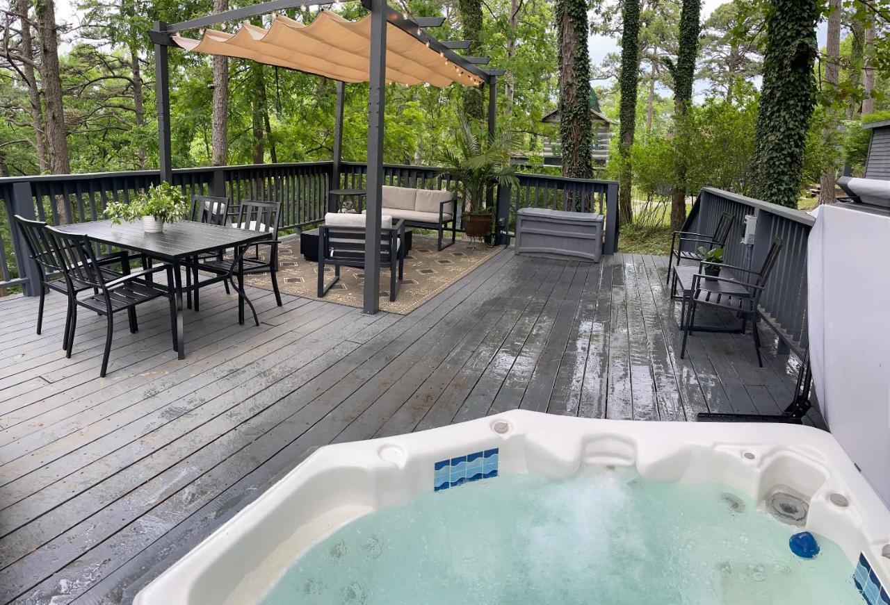 Cabin #6 With Hot Tub Deck And Sunset View At Loblolly Pines Apartment ยูเรกาสปริงส์ ภายนอก รูปภาพ